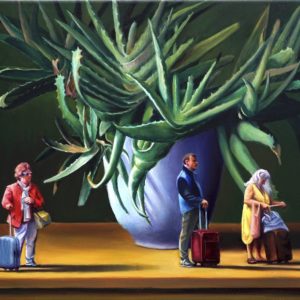 Aloe Vera, 40 x 50 cm, Öl/L, 2022